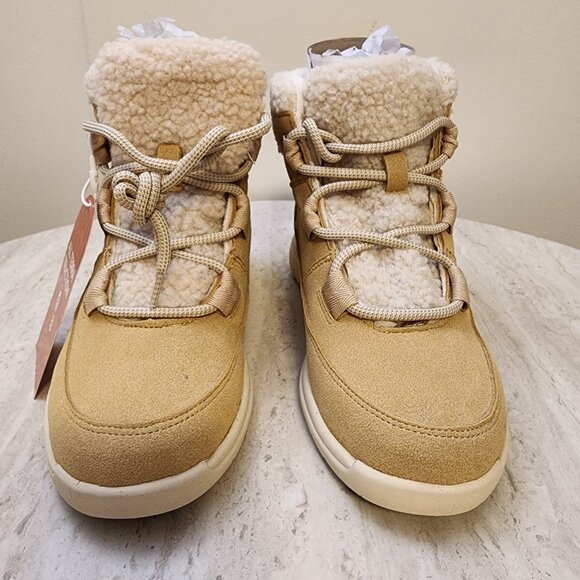 JBU Womens Freeze Round Toe B Tan 6M -A024 - Picture 2 of 10